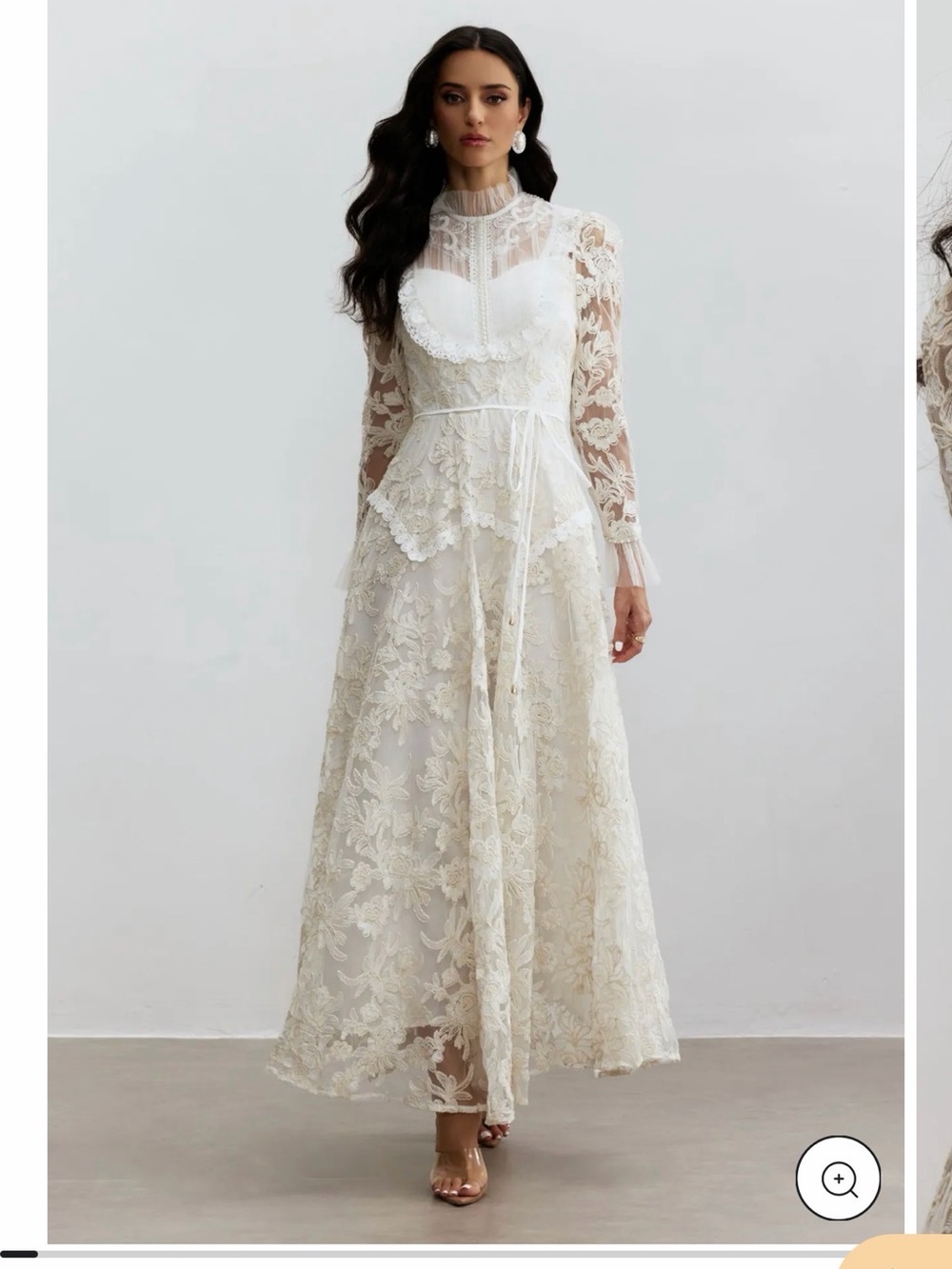 Sunfere Alice Floral Lace Dress